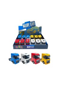 Resim Metal Daf Tır Kafası Işıklı Müzikli Oyuncak 12 Cm Çok Renkli 