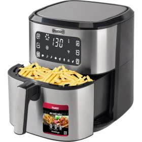 Resim 6,5l Dokunmatik Yağsız Hava Fritözü Gri, Sağlıklı ve Pratik Pişirme Cihazı 