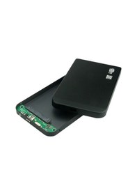 Resim 2.5'' inç Sata Plastik Hdd Kutusu Harddisk Kutu Usb 2.0 DD-110 Siyah 