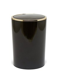 Resim Primanova Lenox Çöp Kovası 6Lt Siyah Altın Renk Siyah 