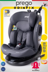 Resim Prego Odinfix Alarmlı 360 Derece Dönebilen -0-36 Kg -İ-Size Belgeli - Top Tetherlı Oto Koltuğu 