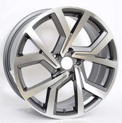 Resim EMR-DY238-04 8.0x18"-5x100 ET45 57.1 Gun Metal Diamond Jant (4 Adet) 