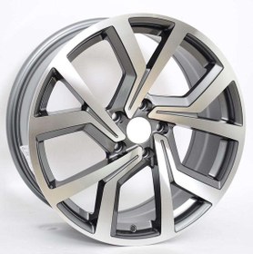 Resim EMR-DY238-04 8.0x18"-5x100 ET45 57.1 Gun Metal Diamond Jant (4 Adet) 