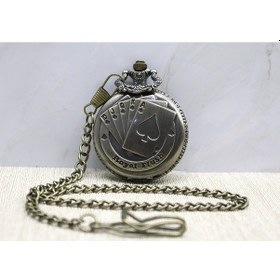 Resim Oyun Kartı Tasarımlı Köstekli Saat - 9065332814719do 