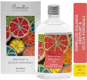 Resim Pomellos KOLONYA GREYFURT&SICILYA PORTAKALI 250ML 