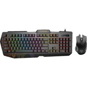Resim Oyuncu Klavyesi Mouse Set Programlanabilir Makro Tuşlu Ergonomik Vendetta Vertux