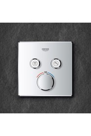 Resim Grohe Grohtherm SmartControl İki Fonksiyon Akış Kontrol Ankastre Termostatik Duş Bataryası 29124000 