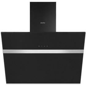 Resim Simfer 3653 + 8611 Cam 2'li Ankastre Set Siyah 