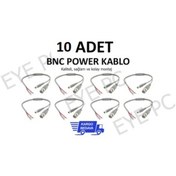 Resim 10 Adet Güvenlik Sistemleri Kamera Bnc-Power Kablosu 