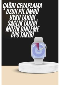 Resim Akıllı Saat Kulaklık Uyku Ve Sağlık Takibi Yapabilen Uzun Ömürlü 