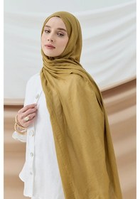 Resim Modakaşmir Aminenesil Aya Şal Bronz Renk Koyu Yeşil 