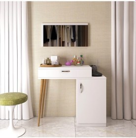 Resim Bicabin Bicabin Martı Novella Decanter Makyaj Masası/Dresuar Lefkas 