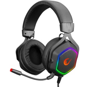 Resim Rampage RM-K50 SELECT Siyah Usb 7.1 RGB Ledli Gaming Oyuncu Mikrofonlu Kulaklık 