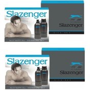 Resim Slazenger Active Sport Mavi Erkek Parfüm EDT 2 x 125 ML + Sprey Deodorant 2 x 150 ML 