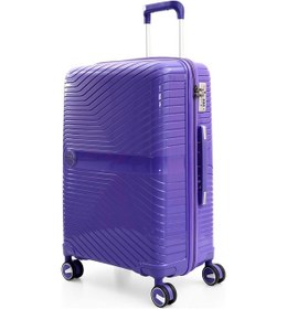 Resim Ççs 5239 Polipropilen Büyük Boy Valiz Mor 