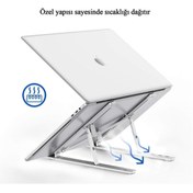 Resim Healtylife Aliminyum Ayarlı Laptop Macbook Notebook Güncel Yükseltici Tutucu 