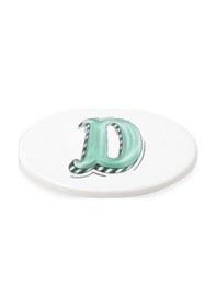 Resim The Mia Harf Bardak Altlığı D Beyaz 