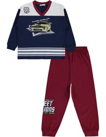 Resim Civil Boys Araba Baskılı 6-9 Yaş Pijama Takımı - Lacivert - Lacivert / 8-9 Yaş 