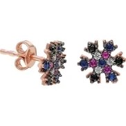Resim Glorria Eg0267 Gümüş Renkli Kar Tanesi Küpe 