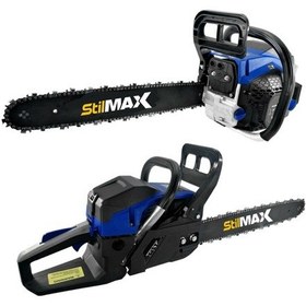 Resim Stilmax Professional Çift Egzoz Benzinli Ağaç Motoru 4.6 Hp 58cc 
