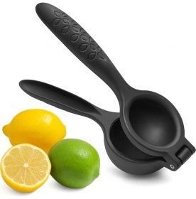 Resim Kivela Döküm Limon Sıkacağı Siyah Metal Narenciye Sıkacağı - Manuel Limon Mandalina ve Portakal Sıkacağı - Limon Presi Büyük Boy Sıkacak - Metal El Limon Sıkacağı 