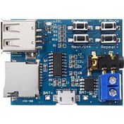 Resim Tf Kart Ve Usb Flash Disk Girişli Mp3 Çalar Modül 