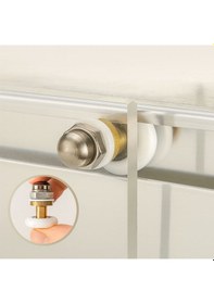 Resim Ayrıntıshop Duşakabin Gri Plastik Eksantrik Rulman Teker 1 Adet Mavi 