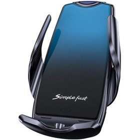 Resim Yifomall C1 Araç Telefon Tutucu İle Kablosuz Hızlı Şarj Cihazı: Otomatik Klemleme, 360 Dönebilen, 4.5-6.5 İnç Telefonlar İçin 