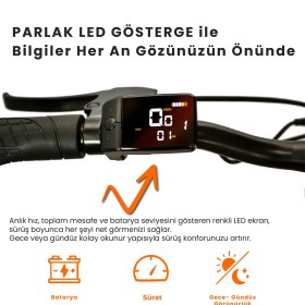 Resim Roxform R-100 Elektrikli Katlanabilir Şehir Bisikleti 20 Inç Hafif Tasarım ile Pratik Kullanım 