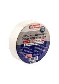 Resim Bigpoint Çift Taraflı Köpük Bant 38mmx5m 4'lü Paket 