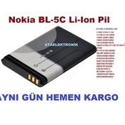 Resim 5C Nokia 2700C 2710C 2730 3100 3109 3110 Batarya Pil 