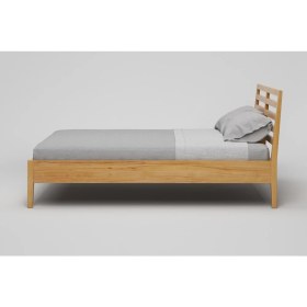 Resim Zerka Concept Lotus Ithal Ladin Masif Ahşap Karyola 150 x 200 cm 