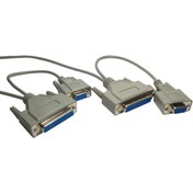 Resim Platoon 25 Pin Dişi 9 Pin Dişi Veri Aktarım Kablosu Db9 DB25 Kablo 
