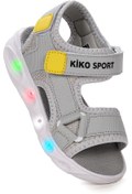 Resim Kiko Kids 103 Işıklı Erkek Çocuk Cırtlı Sandalet Ayakkabı 