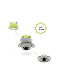 Resim Kızılkaya Çift Taraflı Kurbağa Koala Peluş Oyuncak 23 Cm 2505152 Çok Renkli 