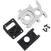 Resim Geekyou Kyosho Mp10 Hsp Hobao Fs Racing İçin Metal-plastik Motor Tutucu, 1/8 Rc Off-road Araçları İçin Tam Uyumlu Montaj Seti 