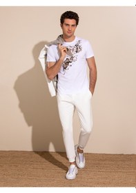 Resim Cacharel Ekru New Slim Fit Eşofman Altı Bej 