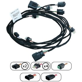 Resim Bmw F25 Ön Park Sensör Tesisatı 61129304728 