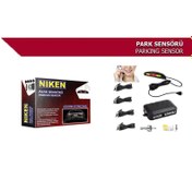 Resim Park Sensörü Led Ekran Ve Türkçe Uyarı Beyaz 