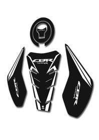 Resim Cbr 500r Tankpad Seti Siyah - Beyaz 