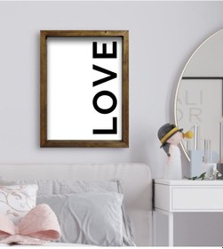 Resim Bk Gift Yatak Odası Konseptli Doğal Masif Ahşap Çerçeveli Tablo-3 (551111809) 