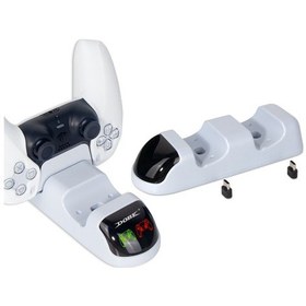 Resim Dobe Tp5-0506 Ps5 İçin Led Şarj Göstergesi İle Kablosuz Kolu Çift Koltuklu Şarj 