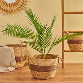 Resim Simple Living Çok Amaçlı Hasır Sepet -M 