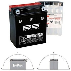 Resim Bs Battery Btx7l-bs Motosiklet Akü 