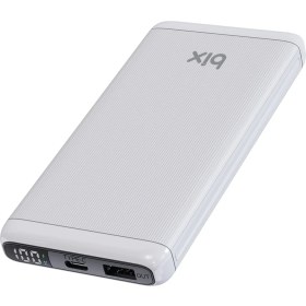 Resim Bix BXPB107 10000MAH 20W Pd Type-C ve Usb-A Scp 22.5W Qc 3.0 18W Çift Çıkışlı LED Ekranlı Powerbank Beyaz 