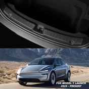Resim For Tesla Model Y Juniper/Launch 2025 için TPE Eşi Koruma Matı, Arka Kargo Çizik Koruyucu İç Aksesuar. 