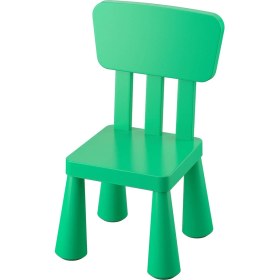 Resim IKEA Mammut Parlak Yeşil Çocuk Sandalyesi 