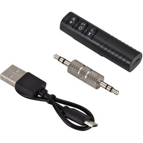 Resim Car Bluetooth Music Driver Araç Aux Hands-free Mp3 Bağlantı Kiti 