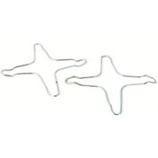 Resim Tongdashop 2 Adet Paslanmaz Çelik Kamp Ocağı Izgarası - Ayar 