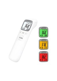 Resim Tenfowee Ck-t1502 Temassız Alın Termometresi, Renkli Ekran, Sıcaklık Uyarısı, C/ F Modu, Hızlı Ve Hassas Ölçüm 